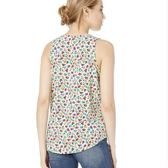 J Crew Mercantile Floral Print Tank Top size XS - Picture 2 of 7